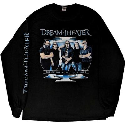 Dream Theater unissex adulto TOTW Tour 2022 banda foto algodão camiseta de manga comprida