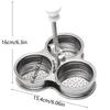 Non-Stick Egg Poaching Pan 3 Grids Eggs Cooker Food Grade Poached Egg Maker  Steaming