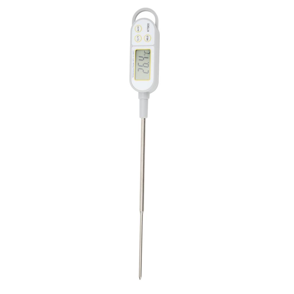 Food Thermometer IPX6 Waterproof Data Lockable Probe Thermometer for Meat Grill Oven ‑50 To 500 Degrees C