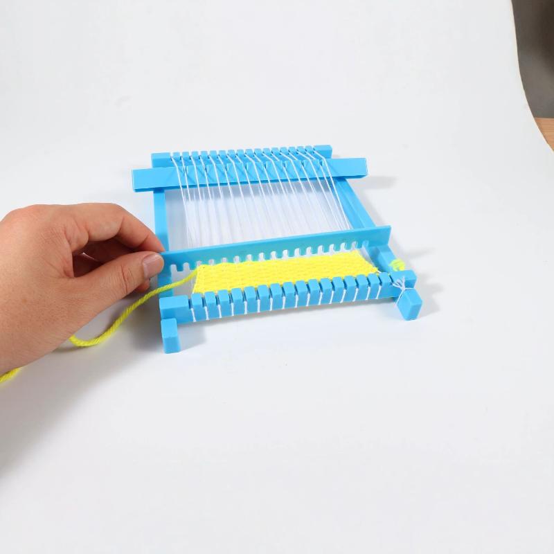 1 Set Kids Technology Handmade Weaving Tool Stem Diy Weaving Loom Kit For Primary Secondary School Students