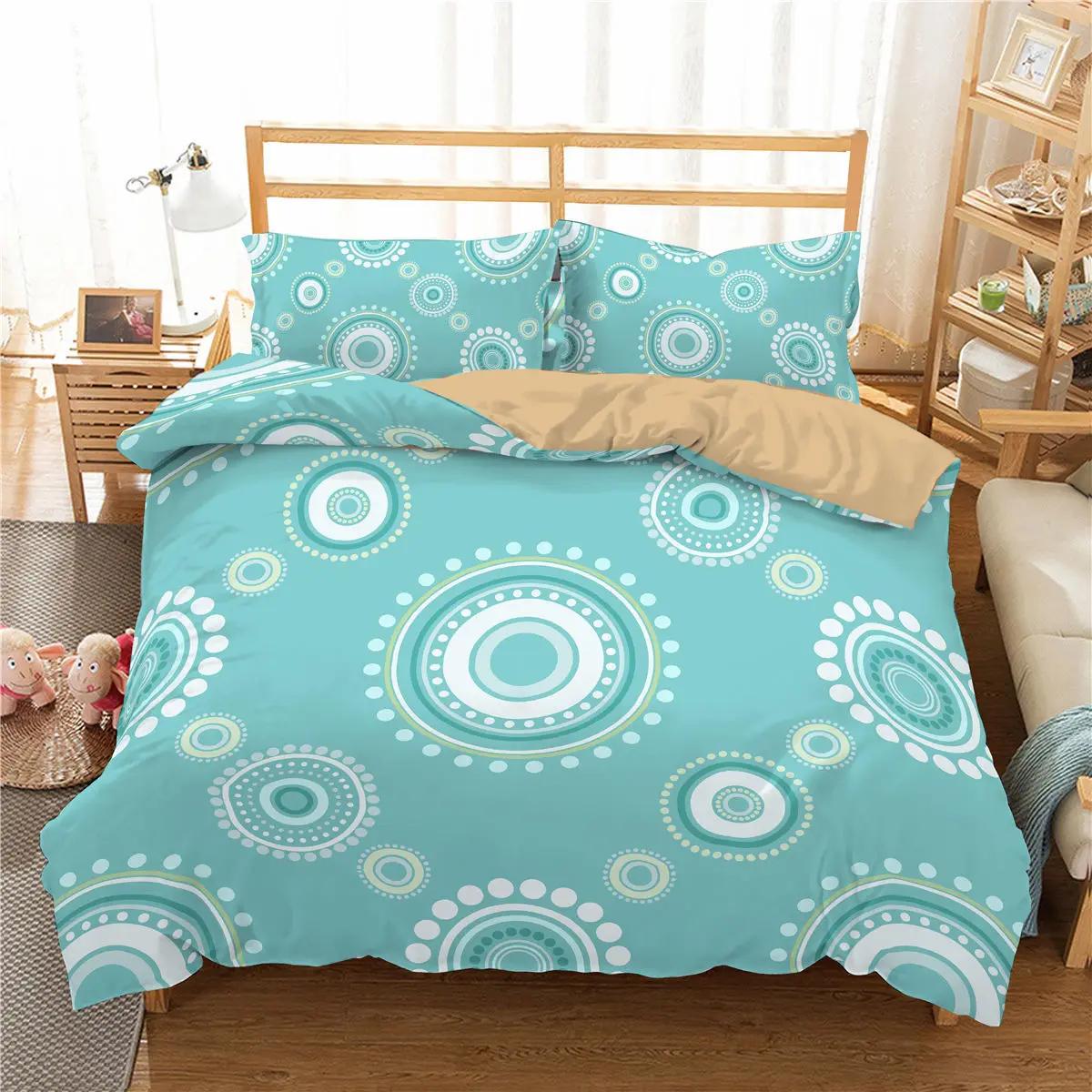 

Comforter Boho Bedding Set Adults Children Winter S Kidstwin Full Queen King Bedroom Set Home Textile Housse De Couette Comforter (quilt)-EU Single(135*200cm)3pcs