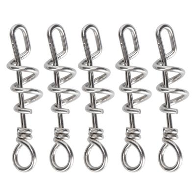 Anillo de pie de acero inoxidable con hebilla para loros y pájaros, 5 uds., para pájaros pequeños y medianos