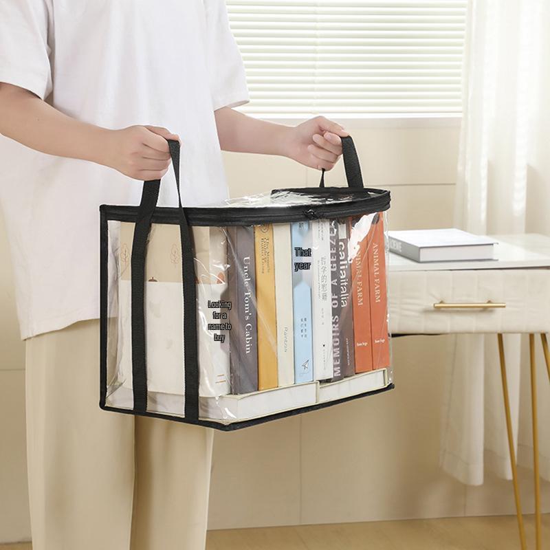 Student Book and Toy Organizer - Foldable Storage Box for Clothes and Books