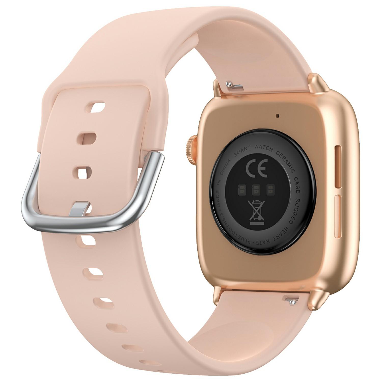 

CY18 1.75 inch AMOLED Screen Bluetooth-compatible Call Women Health Monitoring Smart Watch Pink