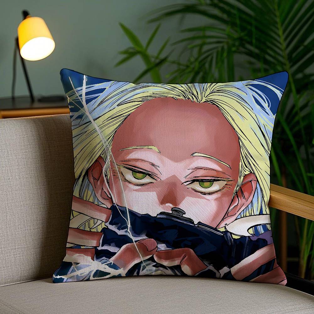 Anime S-Sakamoto Days Pillow Case Anti-dustmite Invisible Zipper Sofa Bed