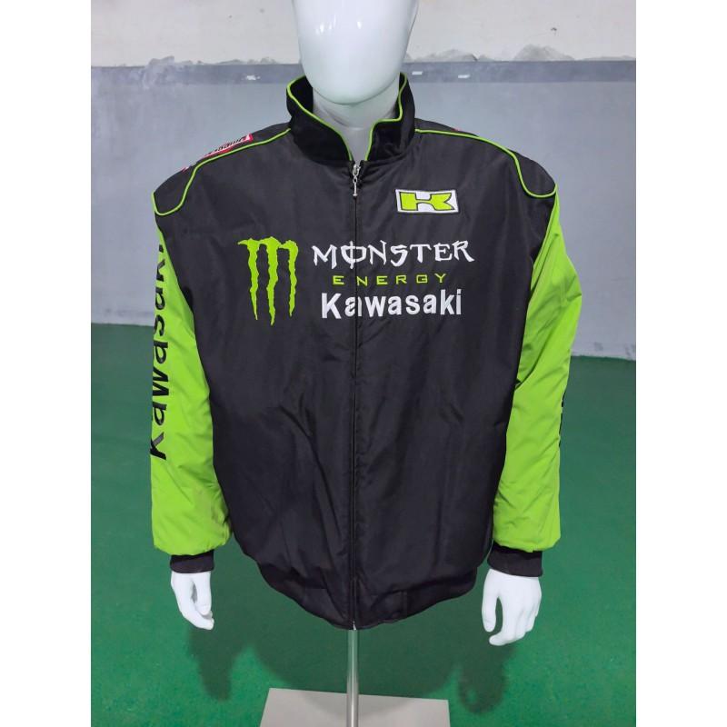 Mens Oversized Stand Collar Motorcycle Style