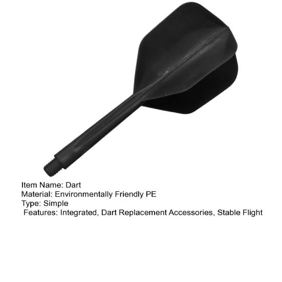 Integrierter Shaft und Flight Professionell Sturzfest 2BA Gewinde Transparent Standard Dart Schwanz Dart Ersatzzubehör