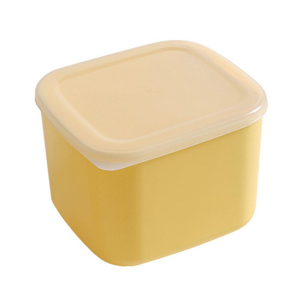 Plastic Cheese Storage Container 1.2L Refrigerator Storage Box Dairy Storage Container Fridge Use