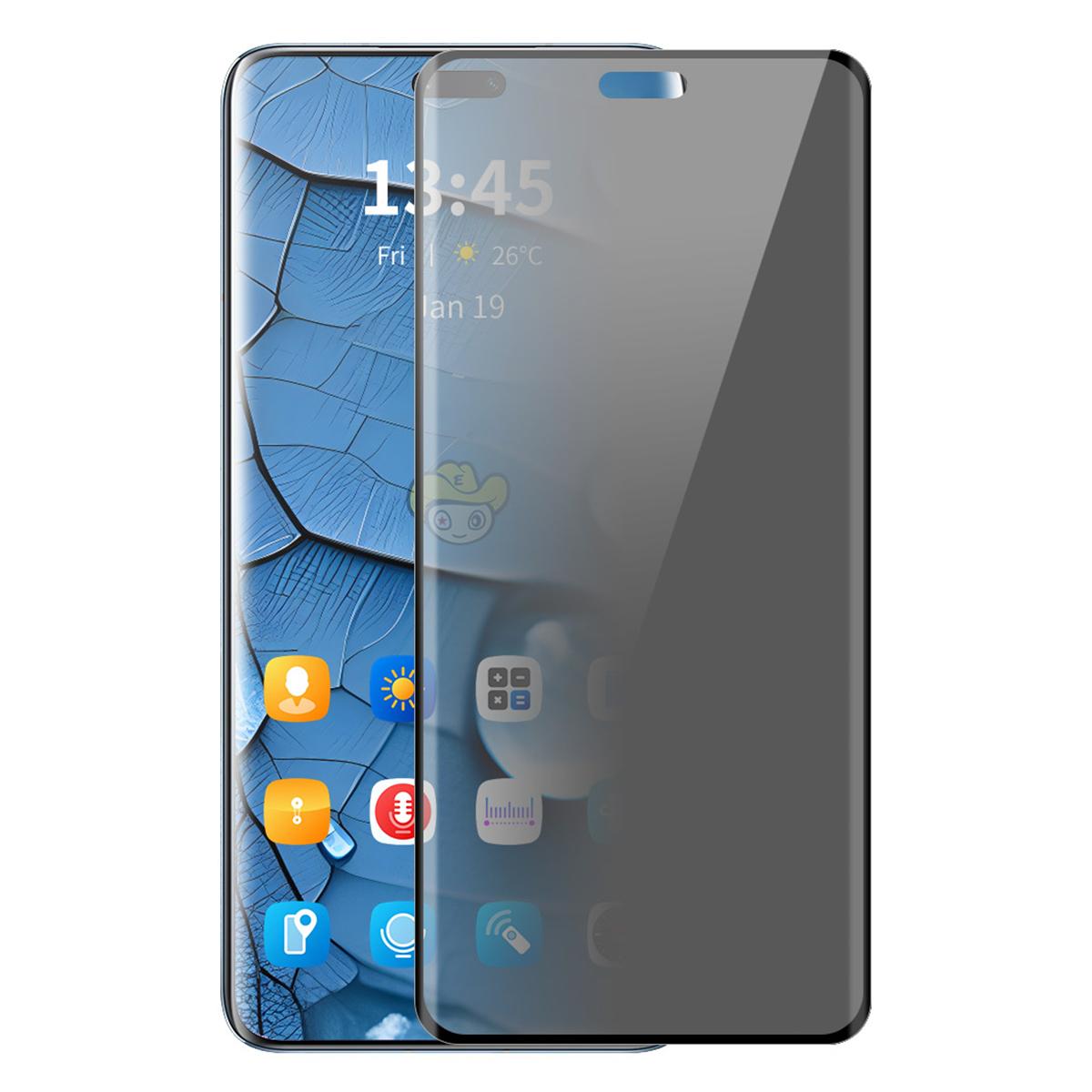 

ENKAY HAT PRINCE For Huawei nova 12 Ultra 5G/12 Pro 5G Privacy Screen Protector 3D Curved Screen Film with Installation Tool Type A