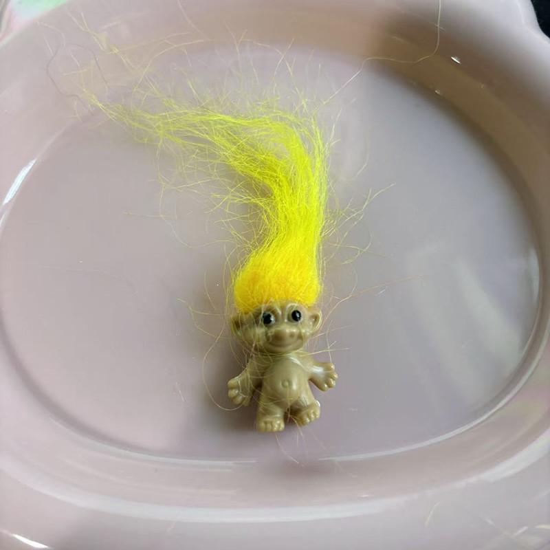 New Mini Troll Dolls Anime Action Figure Colorful Hair Family Members Models Collection Kids Toys for Home Decoration Gift