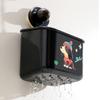 Suction Cup Wall Mounted Non Perforated Toilet and Bathroom Storage Rack