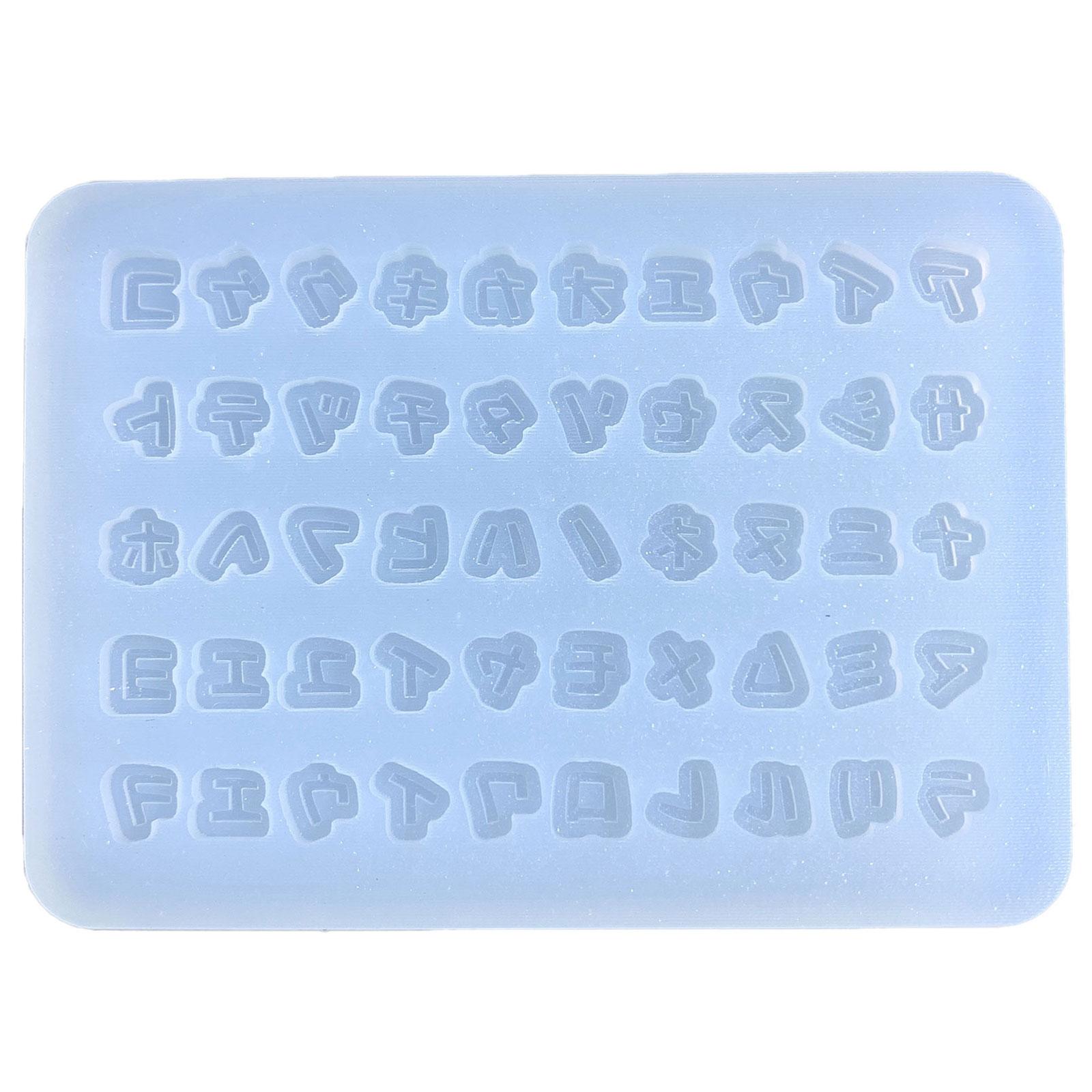 

Форма для заливки смолы в шейкер, силиконовая форма для письма, наполнитель для эпоксидной смолы, зыбучий песок, форма для заливки для изготовления ювелирных изделий 2