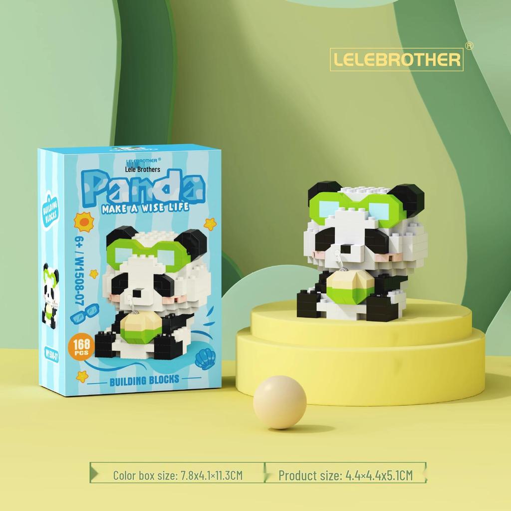 Compatible Lego Panda Building Blocks: Educational Toys & Cute Ornaments for Kids