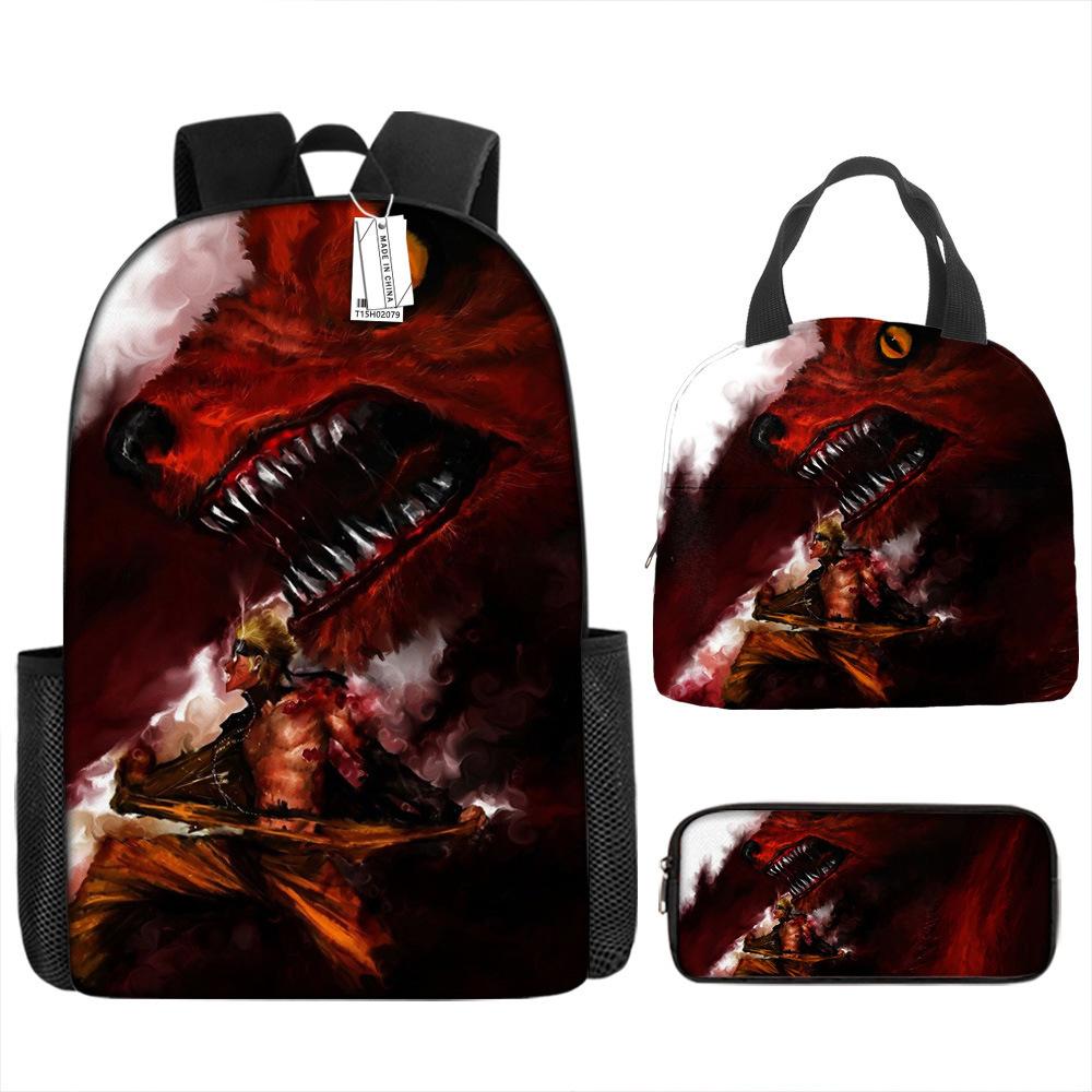 Elementary school students Naruto backpack 34th 5th 6th grade children's large-capacity backpack anti-splashing water