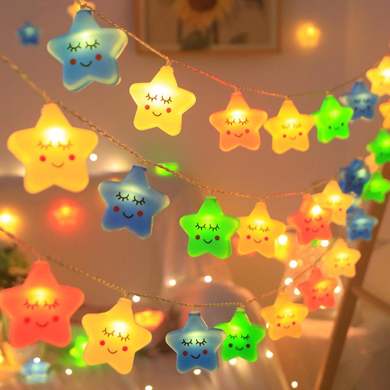 Flashing Lights, Sky Full of Stars, String Lights, Children s Birthday Room Scene Arrangement, Ambient Lights 3.2m
