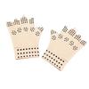 1 Pair Fingerless Gloves Unisex Nylon Compression Gloves Breathable for Daily Living Nude