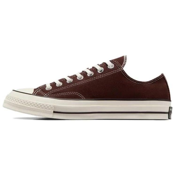 Converse Chuck 70 Low Dark Root Unisex Sneakers Brown Egret Black A08189C