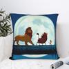 Lion King Simba Square Pillow Covers Polyester Sofa  Cushion Cover Funny Decorative Throw Pillow Case 40*40