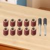 Rotary Tool Kit Sanding Drum For Woodworks DIY Metal 12Pcs/Set Accessories Polishing Replacement Sandpaper  Rotary
