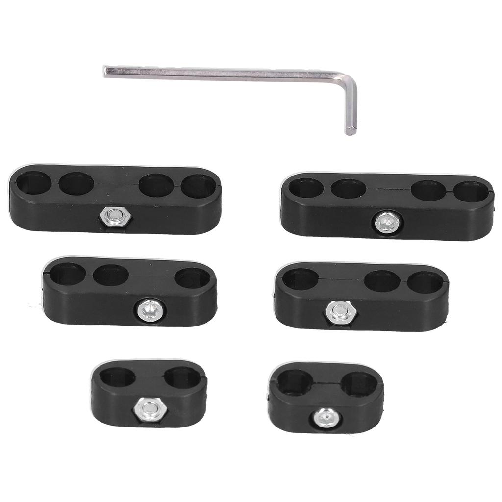 7mm8mm Spark Plug Wire Separators Dividers Kit with Wrench High Temperature Resistant Fit for Ford