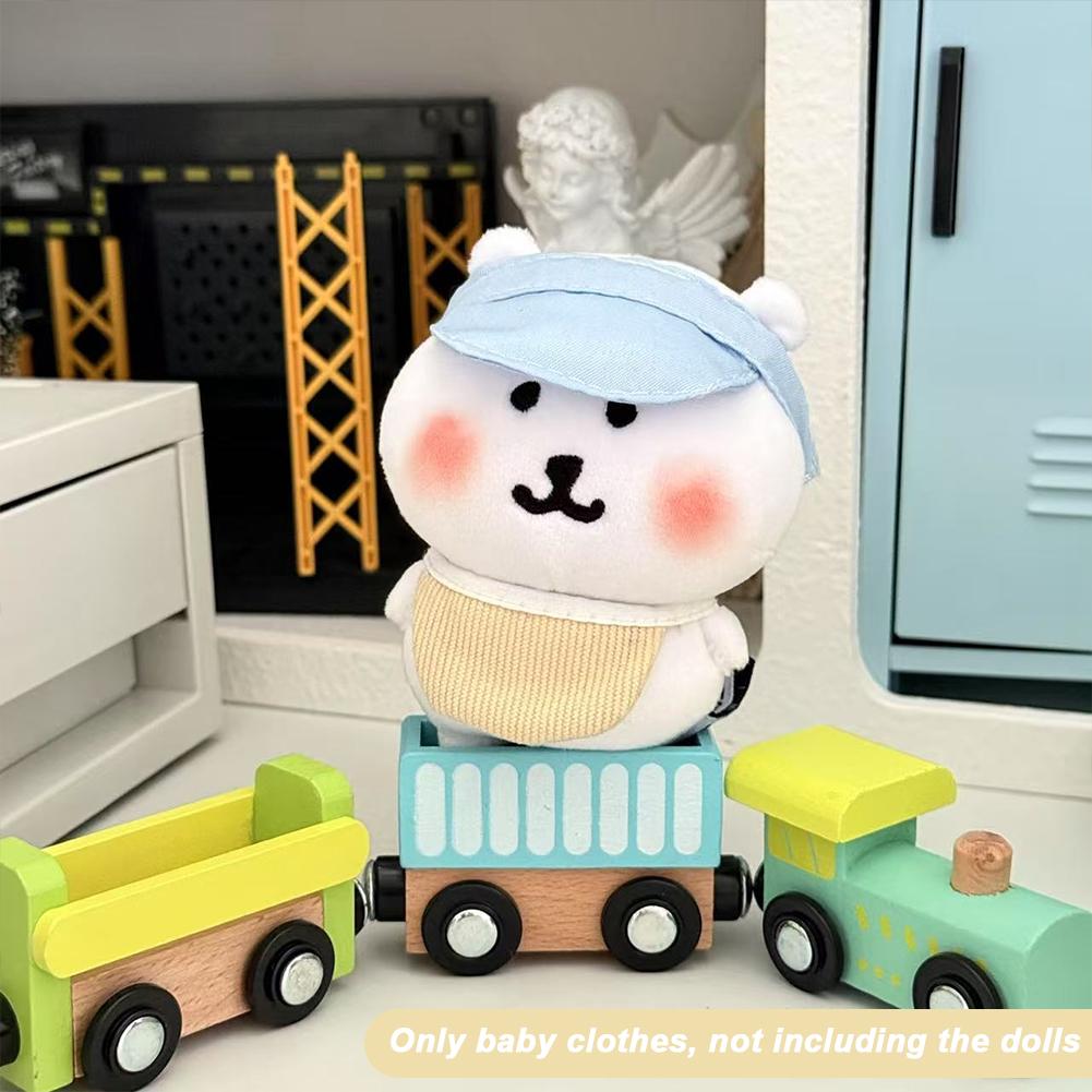 

Для 13см Кукла Медведь-шутник Одежда Модная одежда Головной убор Одежда для кукол Сочетание цветов Треугольный шарф Аксессуары для кукол Милое украшение Маленькая одежда 05