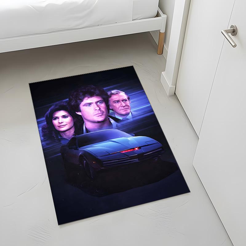 Knight Rider (14) Rug Suitable For Living Rooms Bedrooms Computer Rooms Dining Areas And Placement Under Tables And Chairs Also An Ideal Choice For Of