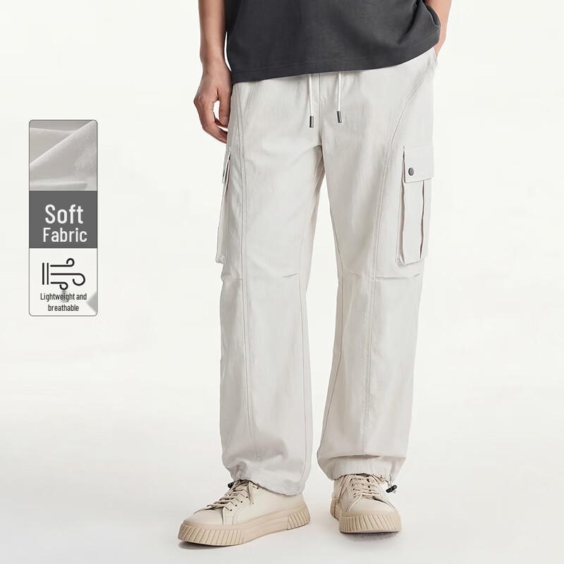 TonLion Men's Summer Loose Straight Leg Cargo Pants