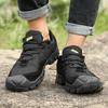 Men's Boots Outdoor Lace Up Retro Hiking Shoes Sturdy and Non Stripping Desert Thick Soled Boots Anti Slip and Wear-resistant