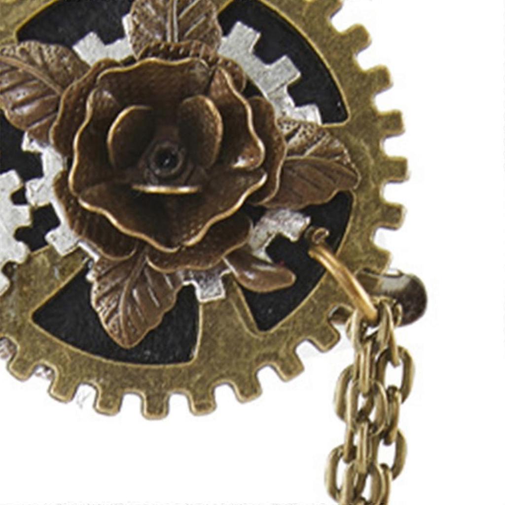 Metal Brooch Pin Lapel Stick Pin Suit Tie Brooch Steampunk Hair Clip for Women Men Coat Hats Jewelry Accessory  Gold