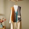 Women's 2023 Retro Loose Knit Vest Cardigan Sweater Shawl for Spring and Autumn