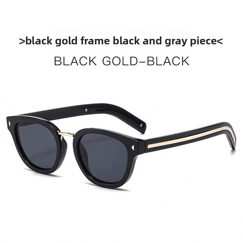 Retro Oval Sunglasses With Lenses And Frame For Outdoor Sports Fashion