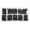 Box of 500 Black Phillips Countersunk Flat Head Self-tapping M3 Screws