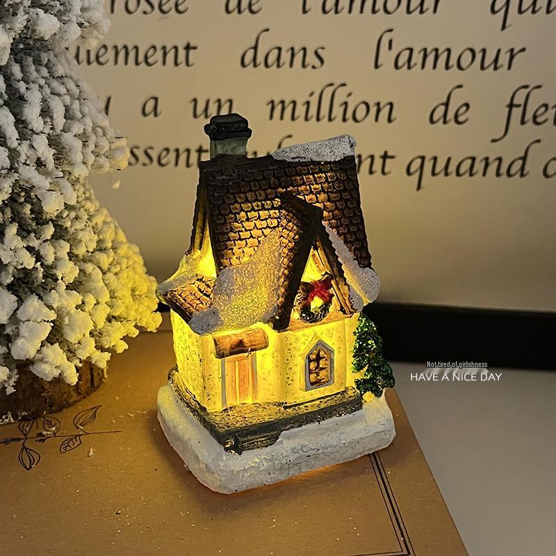 Luminous Snow House Night Light - Christmas Gift & Home Decoration.
