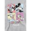 Disney Childrens/Kids Friend Mickey Mouse Square Heather Hoodie