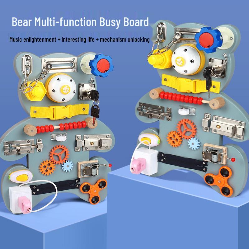 Montessori Puzzle Board: Educational Toy for Early Learning and Cognitive Development