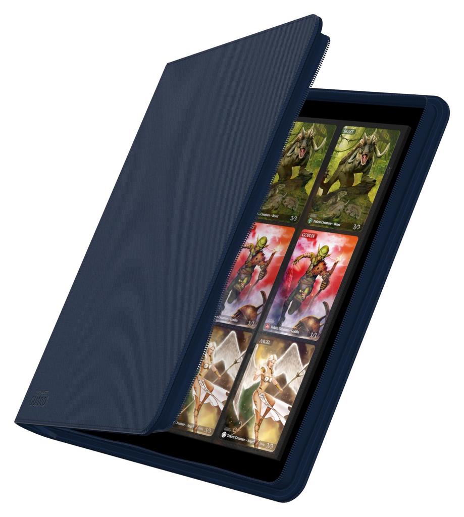 Ultimate Guard QuadRow ZipFolio XenoSkin Dark Blue 24-pocket
