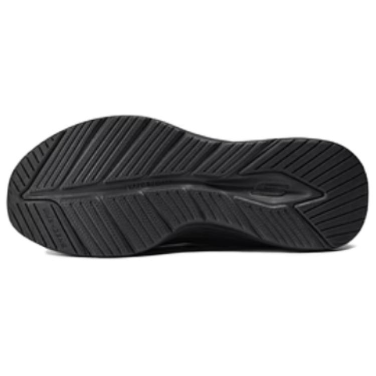 Skechers Sport Comfortable Simple Versatile Breathable Lightweight Low-Top Casual Running Shoes Men Sneakers Black 232433-BBK