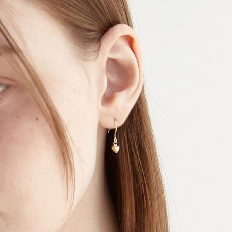 moi moi Love mini drop earrings