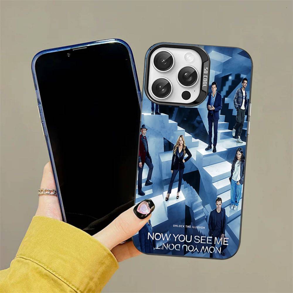 Film N-Now You See Me Handyhülle für iPhone 17 16 Plus Pro Max 15 14 13 12 11 Matt Bunte Hüllen