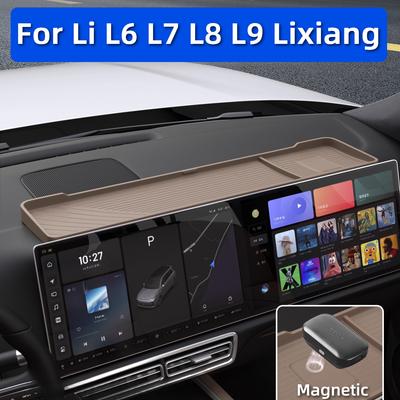 For Li L6 L7 L8 L9 Lixiang Dashboard Screen Behind Storage Organizer Silicone Mat
