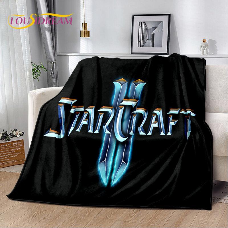 3D HD StarCraft Game Gamer Soft Plush Blanket,Flannel Blanket Throw Blanket for Living Room Bedroom Bed Sofa Picnic Cover Kids