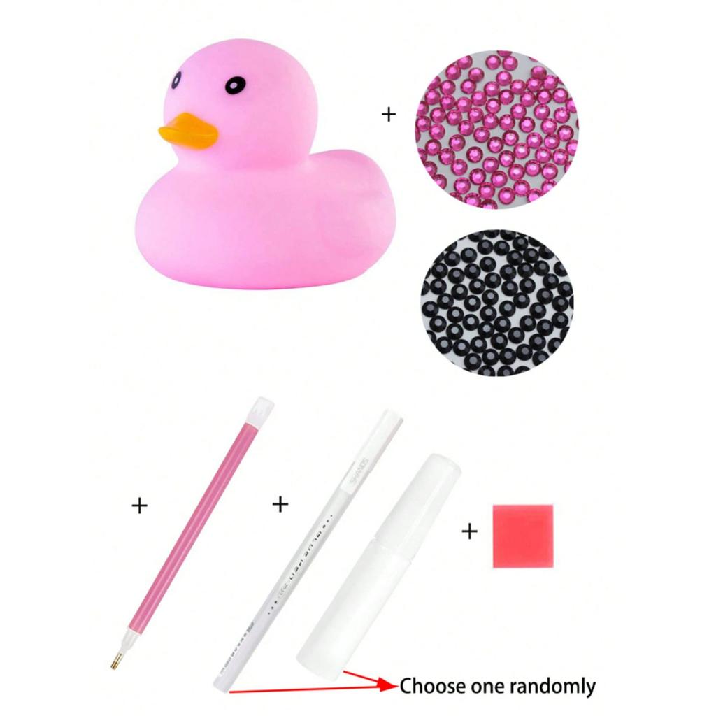 DIY Diamond Tool Duck, Fun Multi-color Handicrafts, Glue Pens, Handmade Decorations