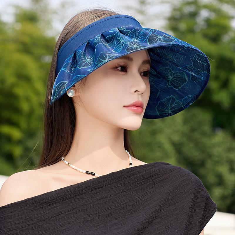 

Шляпа Женская Весенне-осенняя Темпераментный Дизайн Широкие Поля Тень Солнцезащитный Солнечная Шляпа Average size