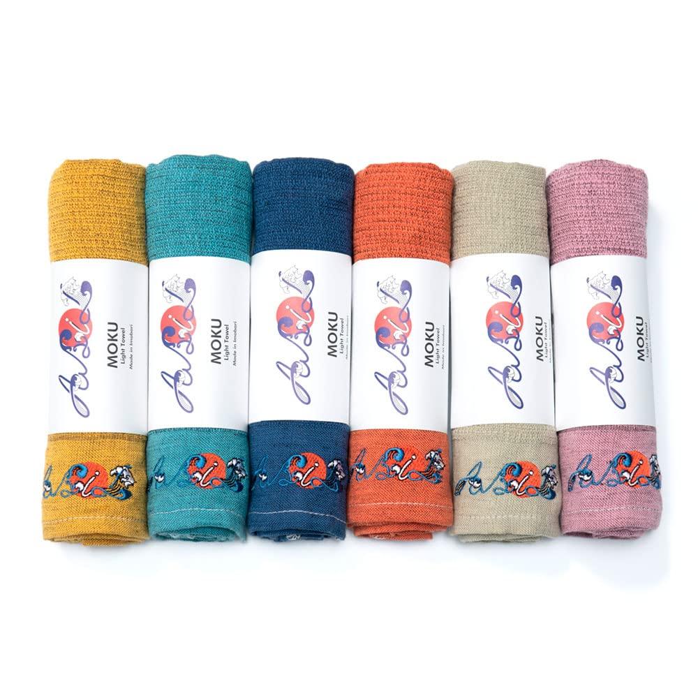 ABiL MOKU Light Towel, Sauna Towel, Imabari, Quick-Drying, ABiL MOKU Light Towel, 01. Orange