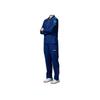 Li Ning Serie Tennis da Tavolo Felpa Sportiva con Cappuccio da Uomo con Zip a Maniche Lunghe e Collo Alto Blu AYYU015-3