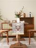 New Chinese Classical Printing Table Flag Decoration Classical Painting Table Flag Color Table Towel Household Dining Table Tea Party