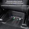 2 4 6 Pcs For Tesla Model YL TPE Under Seat Corner Guard Seat Slide Rails Protector Cover Anti-Kick Decor Flocking Accessories