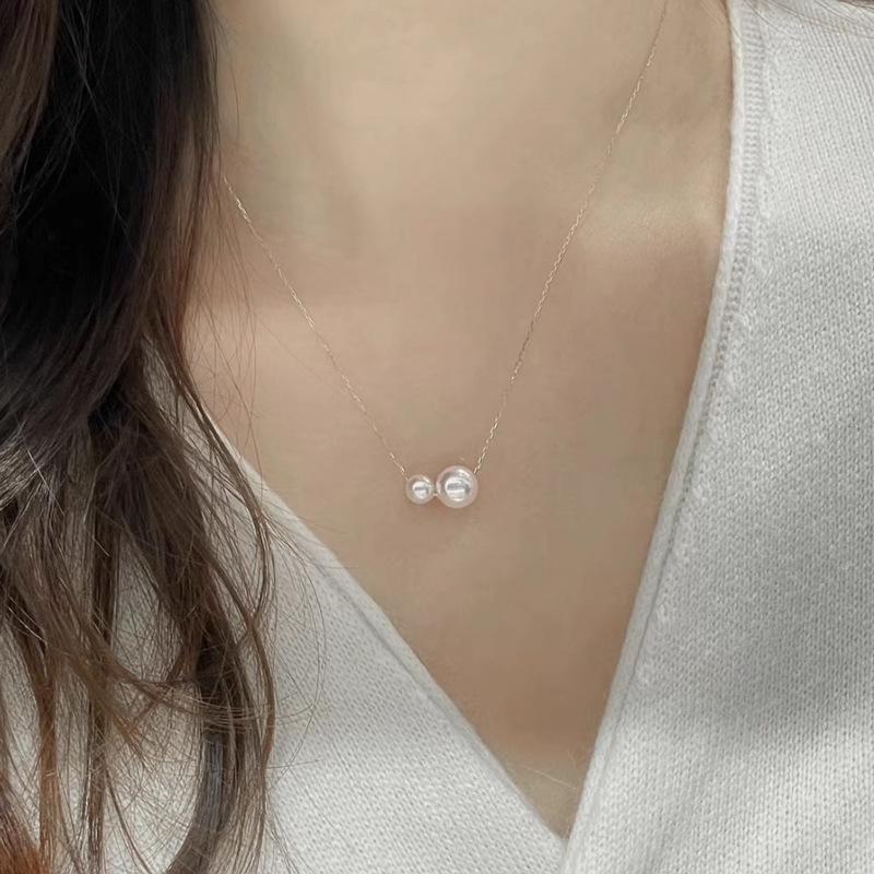 Zhuji Double Pearl Freshwater Pearl Choker Necklace