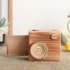 Holz-Kamera-Aufbewahrungsbox Rustikaler Retro-Kamera-Form-Behälter mit Schiebdeckel DIY Handgemachtes Kamera-Modell Spielzeug Dekoration