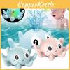 Colorful Automatic Sensory Water Spraying Light Up Octopus Bath Toy For Kids